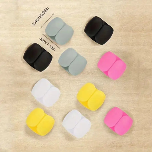 10-Pack Multi-Functional Cable Organizers, Durable Plastic Anti-Tangle Storage Solution, Ideal for Charging Cables and Earphone Wires