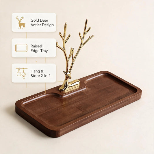 Modern Aesthetic Key Holder Rack - Practical Organizer with Compact Storage Shelves & Desktop Tray, for Entryway, Living Room Decor, Aesthetic Room Decor, Study Home Supplies