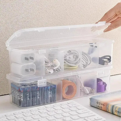 Data cable Storage box Power supply Charging cable Mobile phone charger Household finishing artifact Desktop cable box Winding device Plastic Organizer Bins