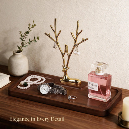 Modern Aesthetic Key Holder Rack - Practical Organizer with Compact Storage Shelves & Desktop Tray, for Entryway, Living Room Decor, Aesthetic Room Decor, Study Home Supplies
