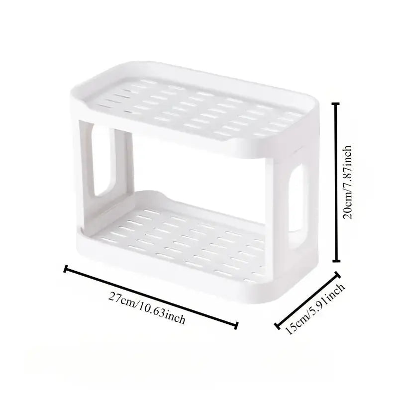 Desktop Storage Rack, 1 Count Multi Layer Makeup Skincare Storage Holder, Desktop Organizer for Bathroom, Bedroom, Living Room, Home Organizer, Desk Organizer Tidy, Desk Top Organizing, Desk Accessory
