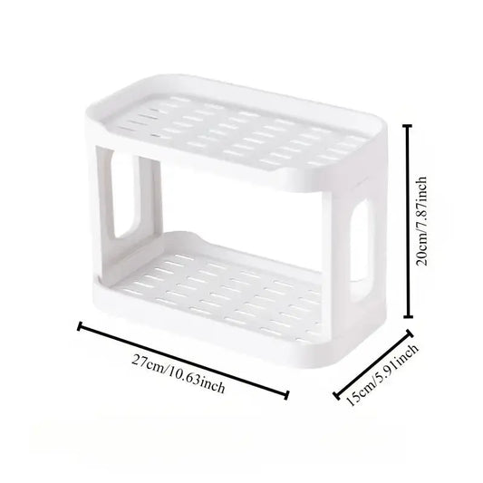Desktop Storage Rack, 1 Count Multi Layer Makeup Skincare Storage Holder, Desktop Organizer for Bathroom, Bedroom, Living Room, Home Organizer, Desk Organizer Tidy, Desk Top Organizing, Desk Accessory