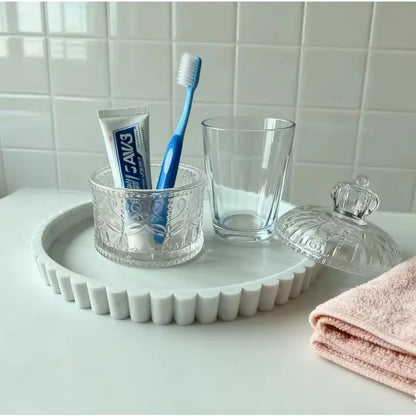 Silicone Bathroom Tray, Jewelry Tray, Kitchen Tray, Toiletries Tray, Vanity Tray, Storage Tray, 1 Piece, Durable & Versatile Design