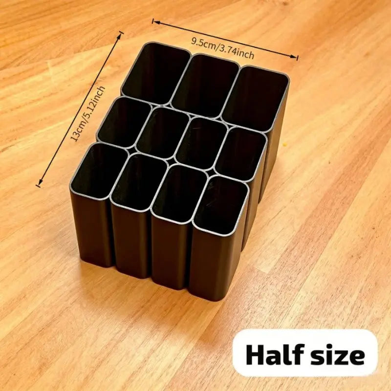 11/22 Grid Heavy-Duty USB Cable Storage Box/Tray, Desktop Cable Organizer, Plastic Material, Office Accessories, Suitable for Home and Office Desktop Drawer, Practical Tool for Home Storage