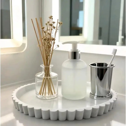Silicone Bathroom Tray, Jewelry Tray, Kitchen Tray, Toiletries Tray, Vanity Tray, Storage Tray, 1 Piece, Durable & Versatile Design