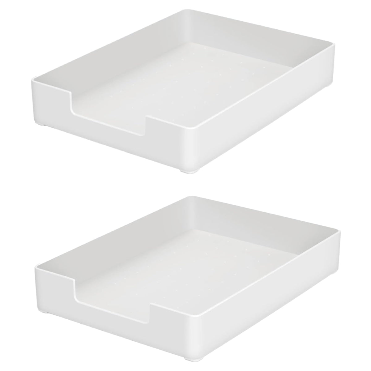 Letter-Size Tray, Desk Drawer Organizer for A4 Paper, Black