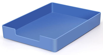 Letter-Size Tray, Desk Drawer Organizer for A4 Paper, Off-White