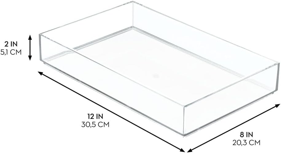 iDesign Clear Drawer Organizer