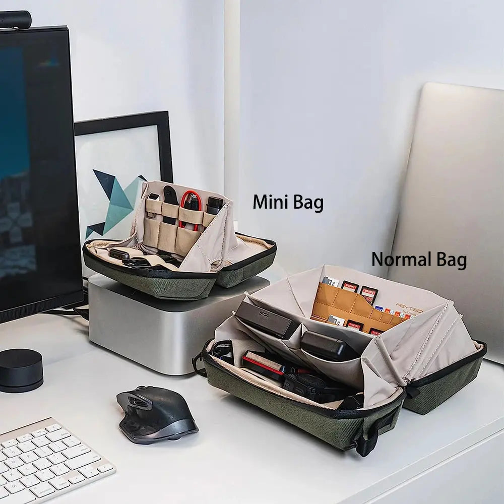 PGYTECH Mini Tech Organizer Pouch - Waterproof, Durable, Lightweight Portable Storage Bag for Camera Flash, Cables, Phone Batteries, SD Cards, Camera Accessories, Space Saving Bag (TikTok Shop Back to School)