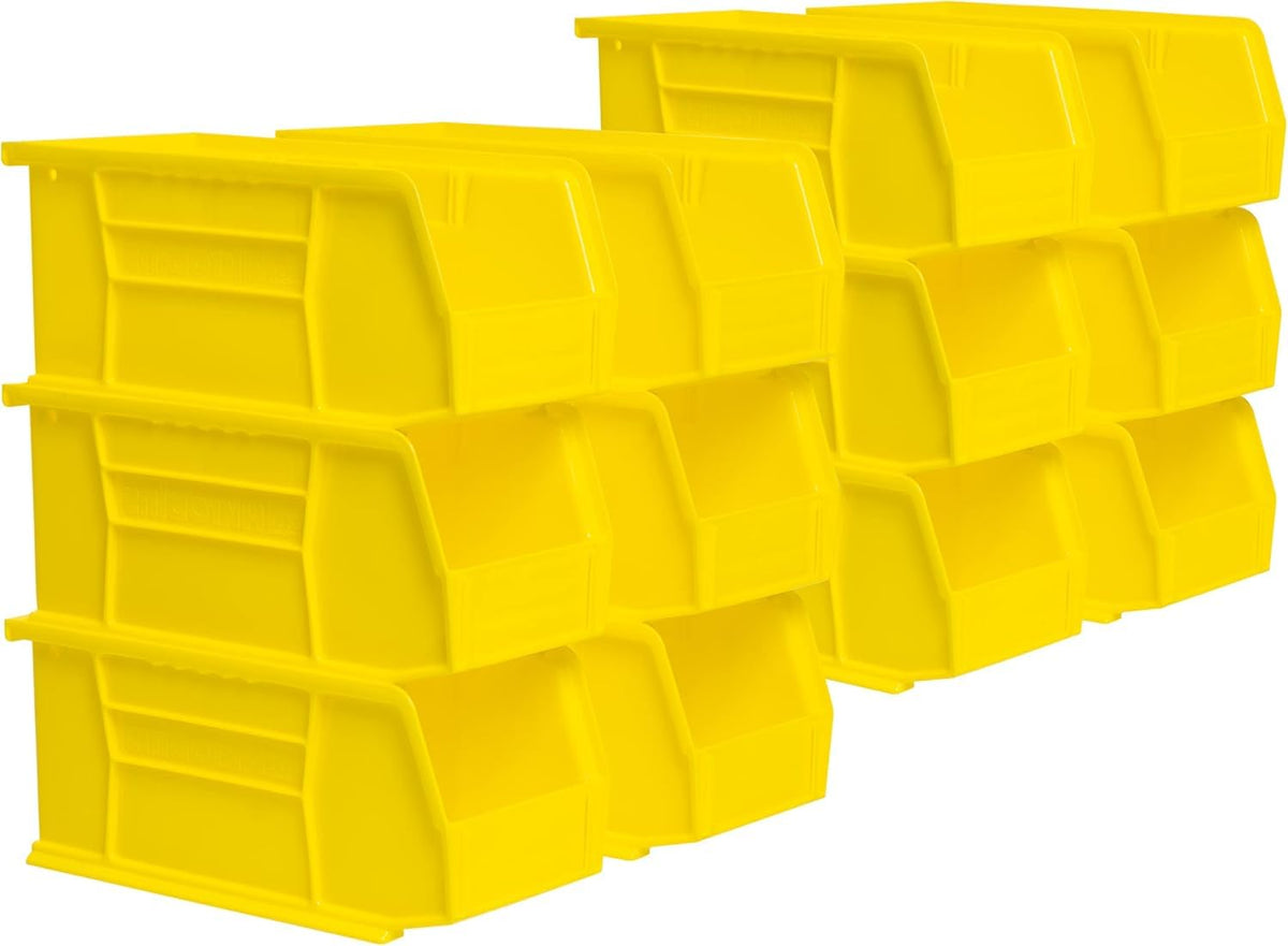 Akro-Mils 30230 AkroBins Plastic Storage Bins, 11"x5"x5", Blue, 12-Pack