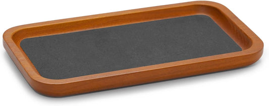 Oirlv Solid Wood Jewelry Display Tray Small Jewelry Tray Rings Earrings