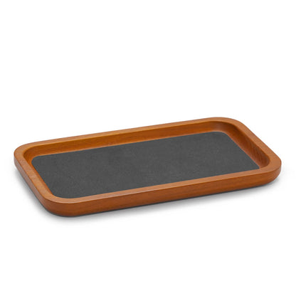 Oirlv Solid Wood Jewelry Display Tray Small Jewelry Tray Rings Earrings