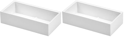 Bostitch Office Konnect Wide Accessory Tray, Desk Organizer, Storage, White