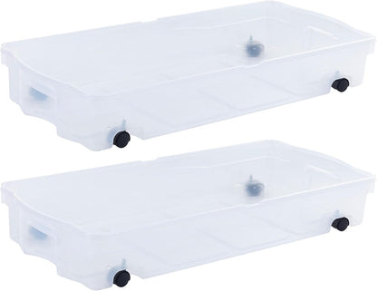 Rubbermaid Cleverstore 17 Quart Clear Latching Waterproof Stackable Airtight Storage Containers with Durable Latching Lids (6 Pack)
