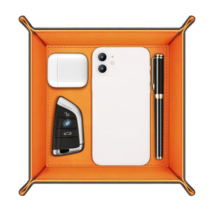 SITHON Valet Tray Desktop Storage Organizer Nightstand Caddy Holder