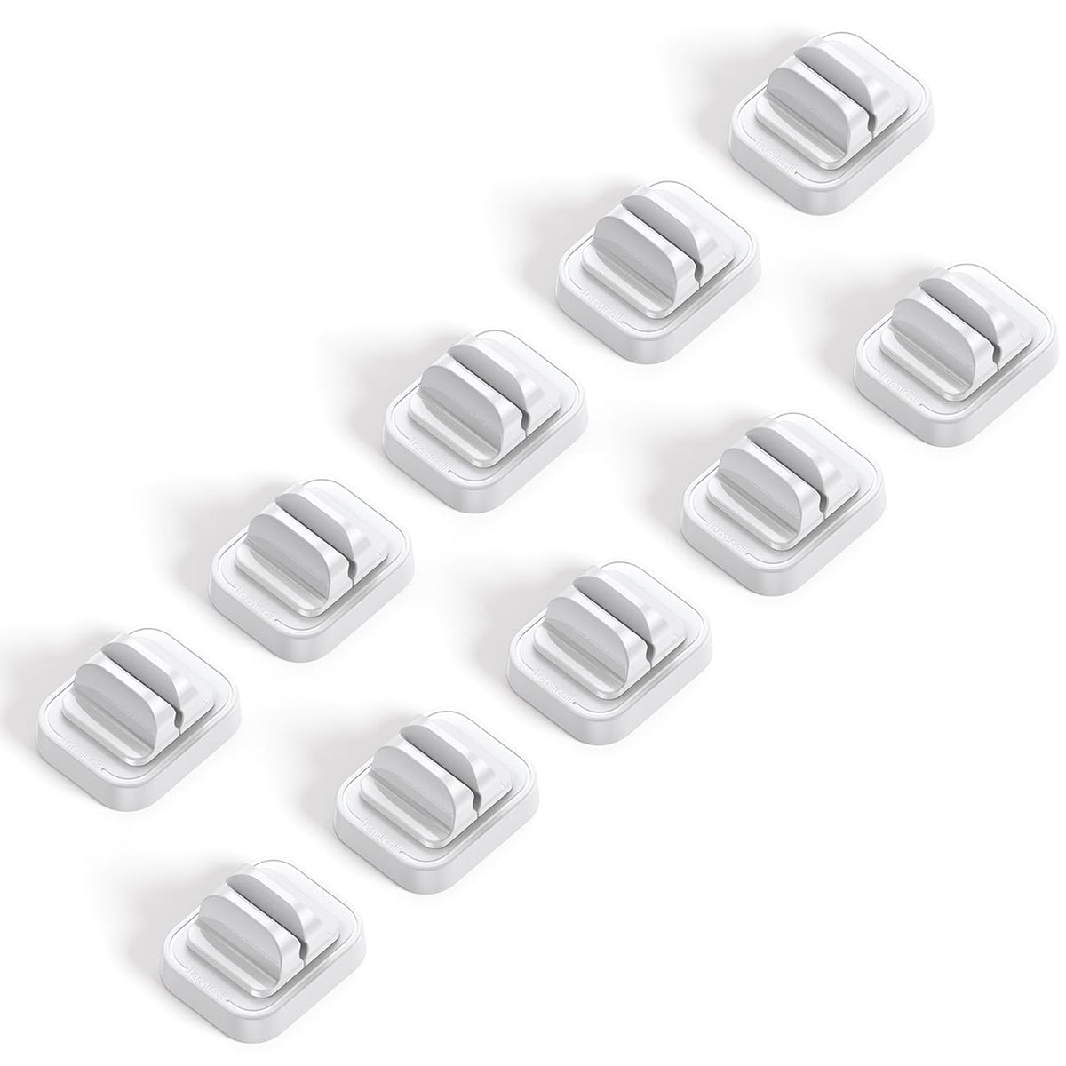 Lamicall 8 Pack Cord Organizer, [1s Lock] Cable Management Clips for Desk