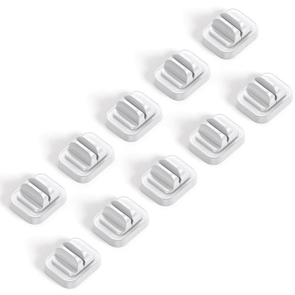 Lamicall 8 Pack Cord Organizer, [1s Lock] Cable Management Clips for Desk