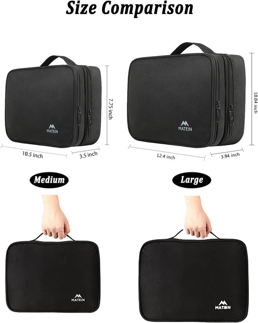 MATEIN Cable Organizer Bag, Large Travel Storage Bag, Sturdy Tool Case
