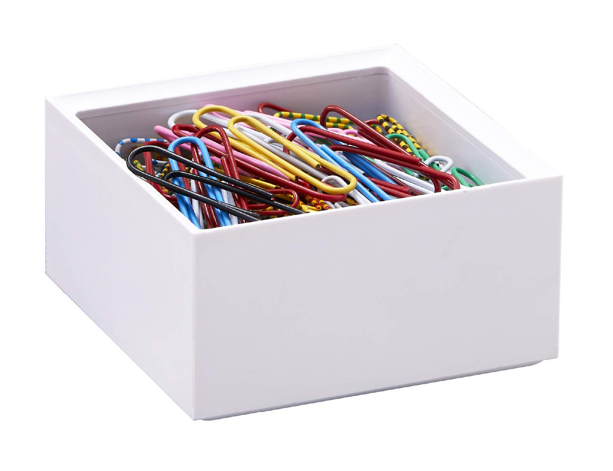 Bostitch Office Konnect Wide Accessory Tray, Desk Organizer, Storage, White