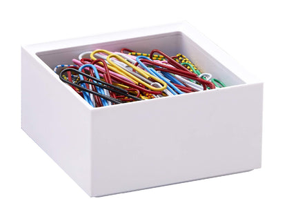 Bostitch Office Konnect Wide Accessory Tray, Desk Organizer, Storage, White