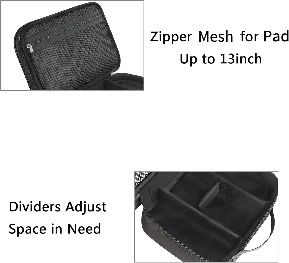 MATEIN Electronics Organizer Travel Case, Cable Organizer Bag, Black