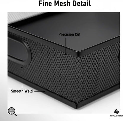 Metal Mesh Desk Organizer Tray, for Home, Classroom, Office.