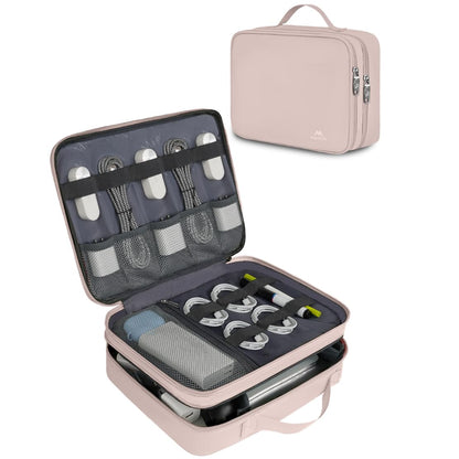 MATEIN Electronics Organizer Travel Case, Cable Organizer Bag, Black