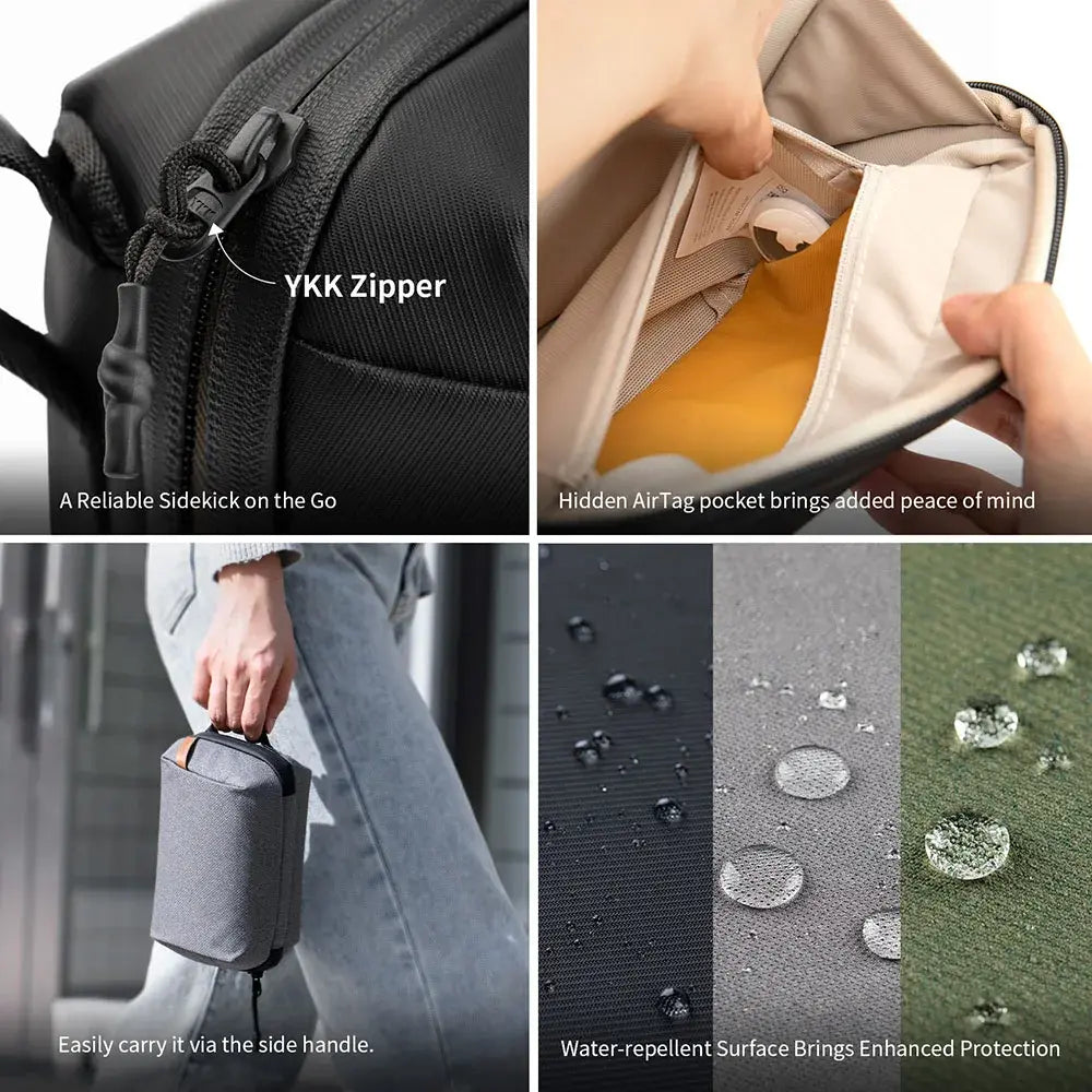 PGYTECH Mini Tech Organizer Pouch - Waterproof, Durable, Lightweight Portable Storage Bag for Camera Flash, Cables, Phone Batteries, SD Cards, Camera Accessories, Space Saving Bag (TikTok Shop Back to School)
