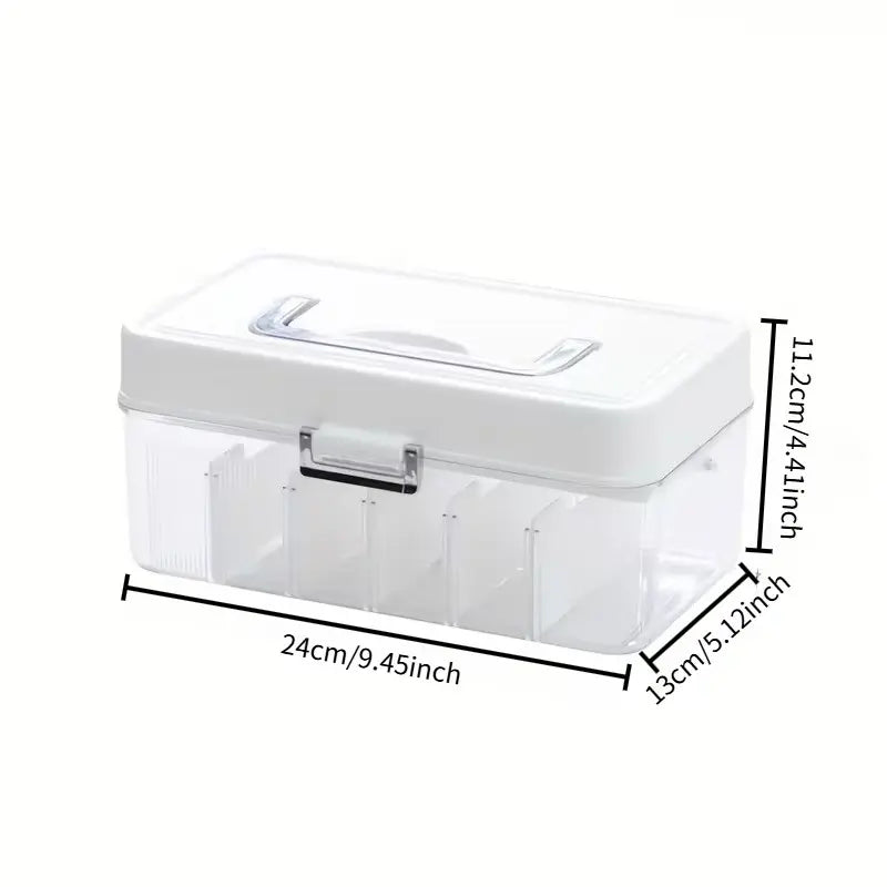 2pc Data Cable Organizer Box, Large Capacity Compact Desktop Storage, Detachable Compartments, Durable, Ideal for Chargers, Cables, Power Banks