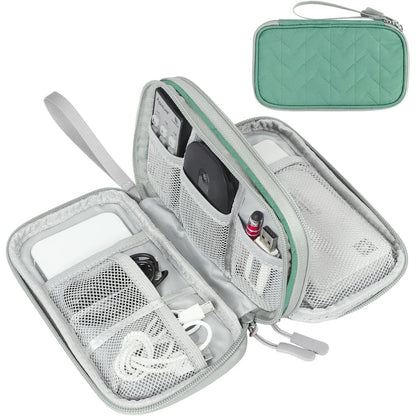 FYY Electronic Organizer, Travel Tech Pouch Bag, Cable Organizer Black
