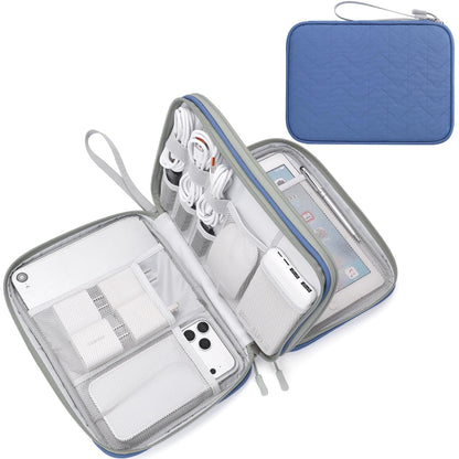 FYY Electronic Organizer, Travel Tech Pouch Bag, Cable Organizer Black