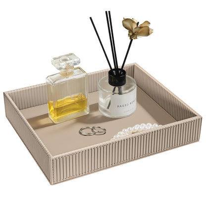 SITHON Valet Tray Desk Organizer PU Leather Catchall