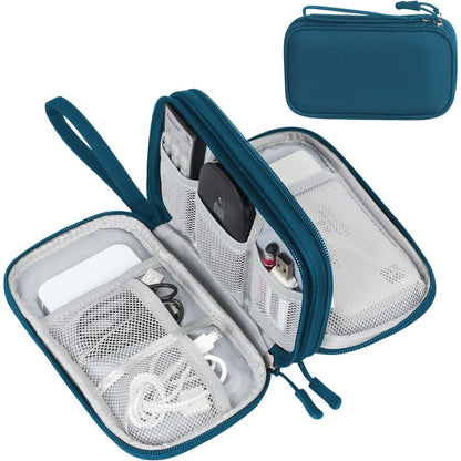 FYY Electronic Organizer, Travel Tech Pouch Bag, Medium, Black