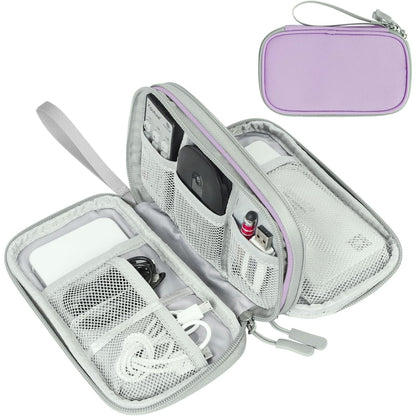 FYY Electronic Organizer, Travel Tech Pouch Bag, Medium, Black