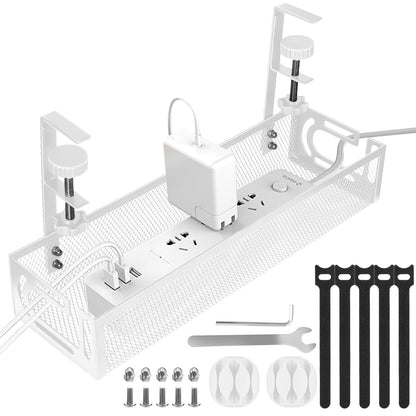 Cable Management, 25'' Cable Management Under Desk, Cable Tray