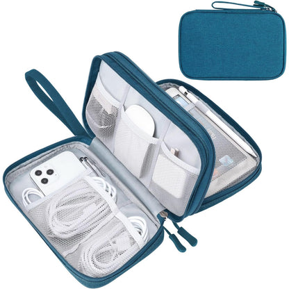 FYY Electronic Organizer, Travel Tech Pouch Bag, Cable Organizer Black