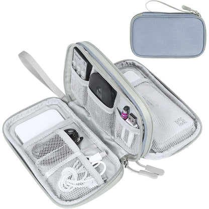 FYY Electronic Organizer, Travel Tech Pouch Bag, Cable Organizer Black