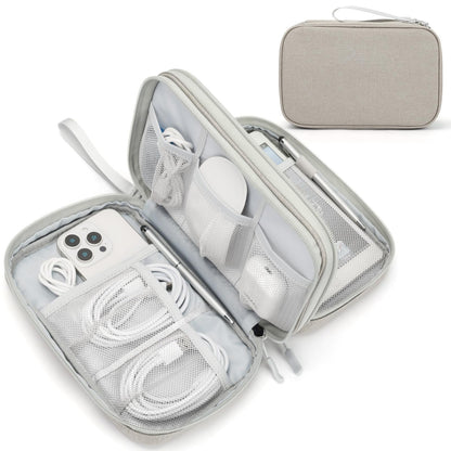 FYY Electronic Organizer, Travel Tech Pouch Bag, Medium, Black
