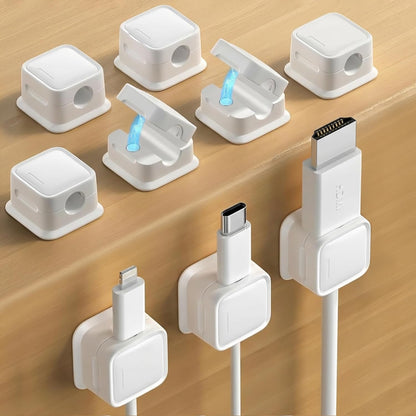 9 Pack Cord Organizer Magnetic Cable Clips Adhesive Wire Management 1s Lock