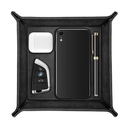 SITHON Valet Tray Desktop Storage Organizer Nightstand Caddy Holder