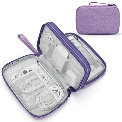 FYY Electronic Organizer, Travel Tech Pouch Bag, Cable Organizer Black