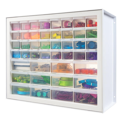 IRIS USA 44-Drawer Small Parts Storage Cabinet, Crafts, Made in USA, Black