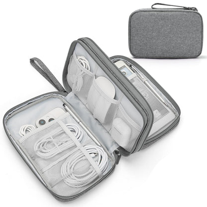 FYY Electronic Organizer, Travel Tech Pouch Bag, Cable Organizer Black