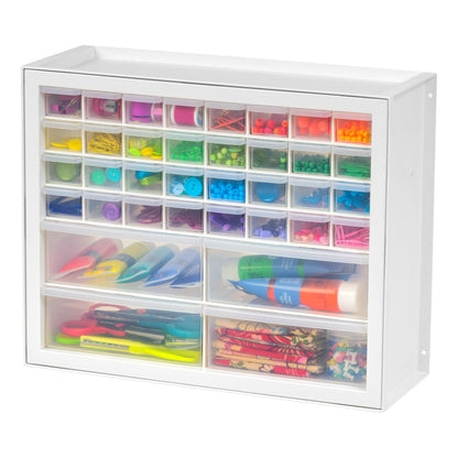 IRIS USA 44-Drawer Small Parts Storage Cabinet, Crafts, Made in USA, Black