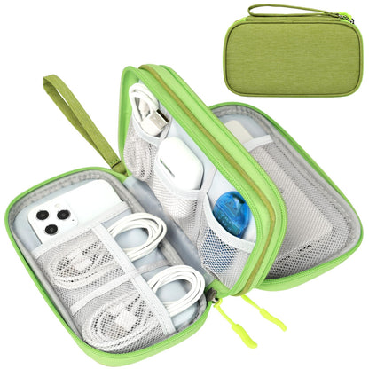 FYY Electronic Organizer, Travel Tech Pouch Bag, Medium, Black