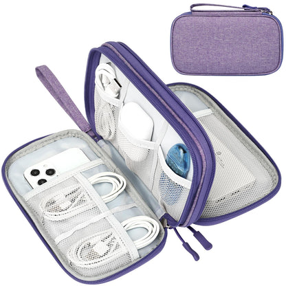 FYY Electronic Organizer, Travel Tech Pouch Bag, Medium, Black