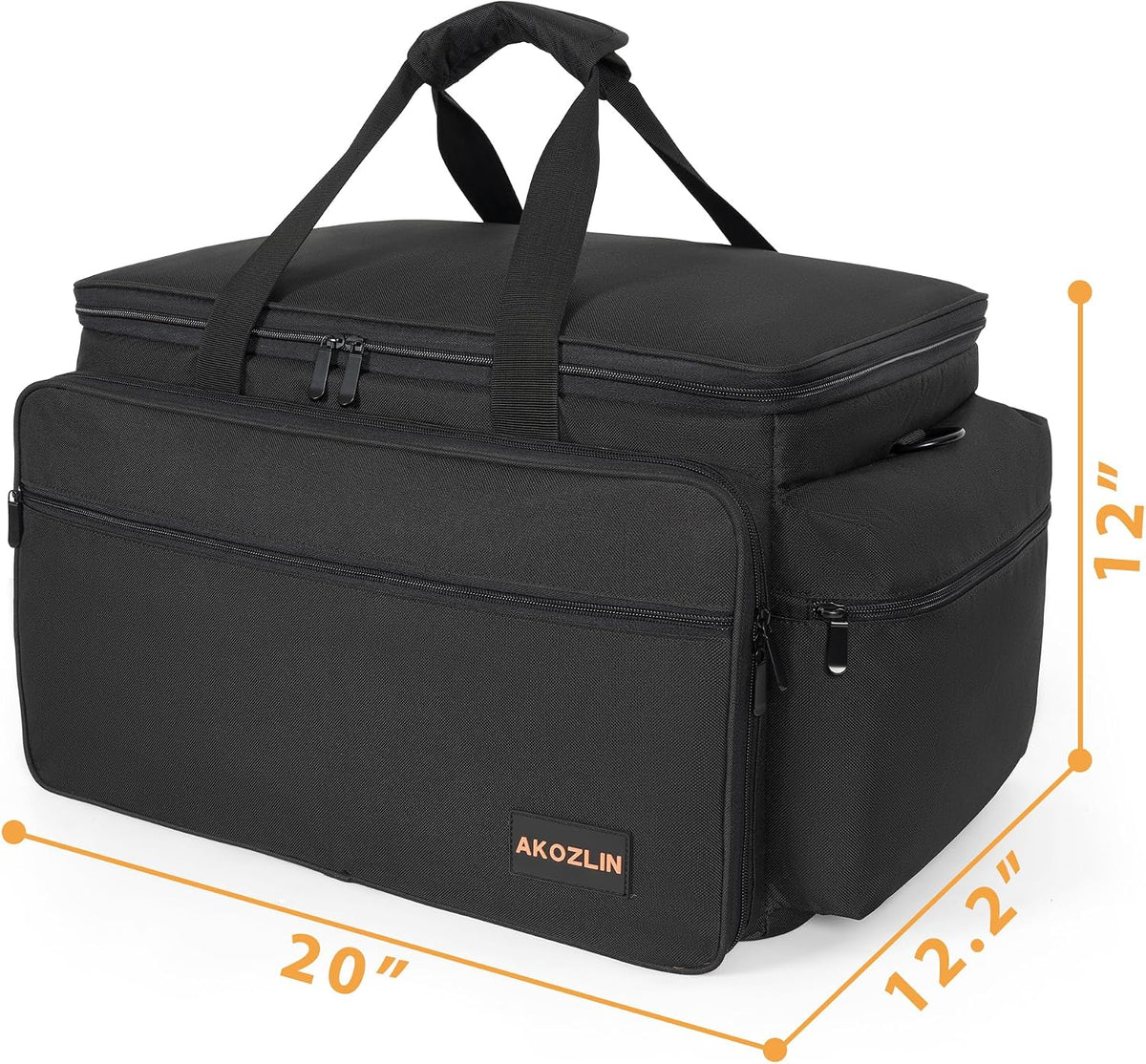AKOZLIN Cable File Bag with Dividers for Sound Instrument Accessories