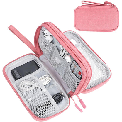 FYY Electronic Organizer, Travel Tech Pouch Bag, Medium, Black