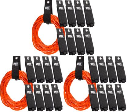 8 Pack Heavy Duty Large 13-inch Extension Cord Storage Extendable Cable Ties Strap Loop Hanger Organizer for Cable, Hose, Power Cord, and Rope